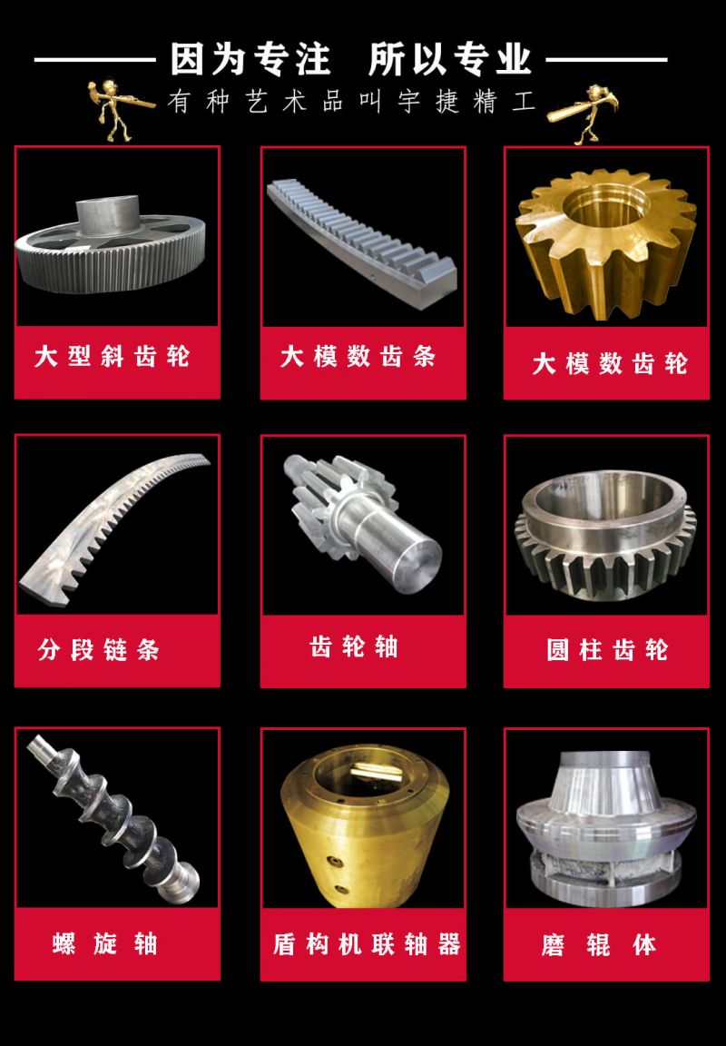 大齒輪、大鏈輪的幾種加工方法介紹